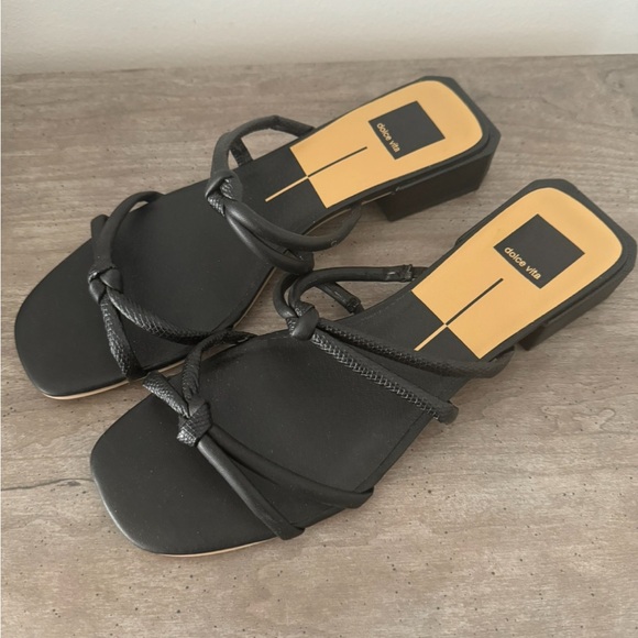 NEW Dolce Vita Harli Sandal, Black 9.5 - Picture 1 of 3